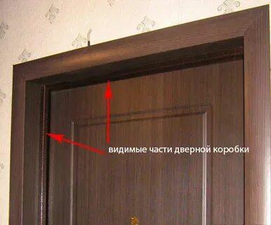 Отделка проема двери доборами и наличниками