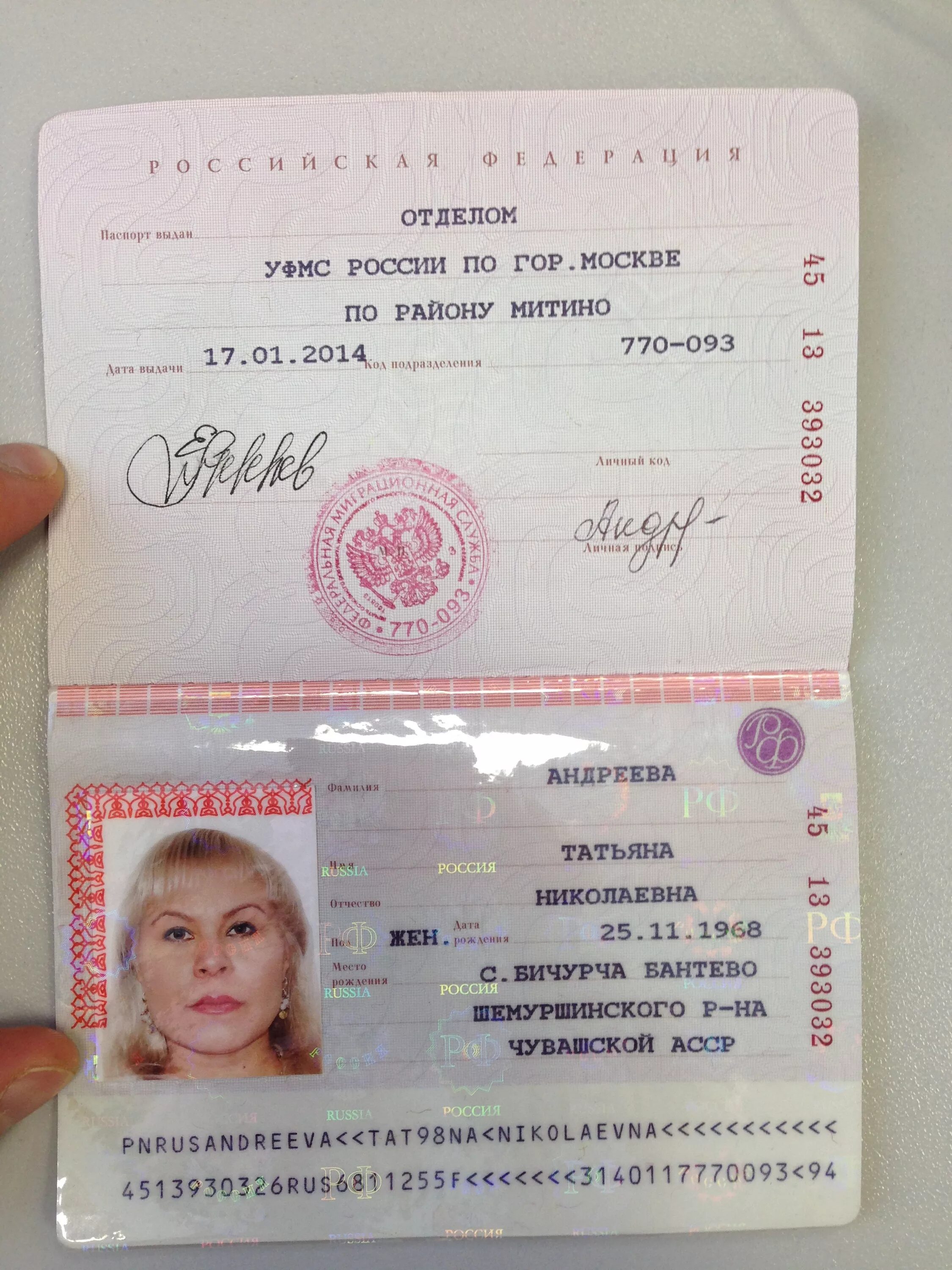 Паспортное имя