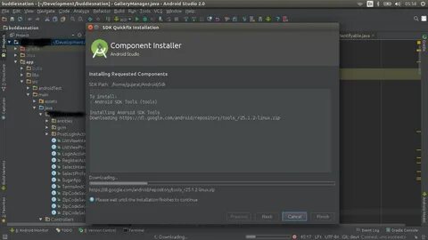 How to update SDK in Android Studio in the background - Stack Overflow