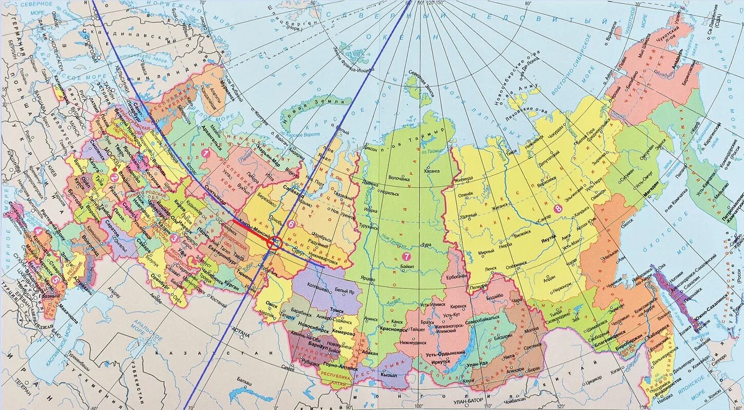 Административно территориальное деление россии карта. Федеративное устройство России карта атлас. Карта Российская Федерация политико-административная карта. Политическая карта России субъекты Федерации. Карта субъектов РФ атлас.