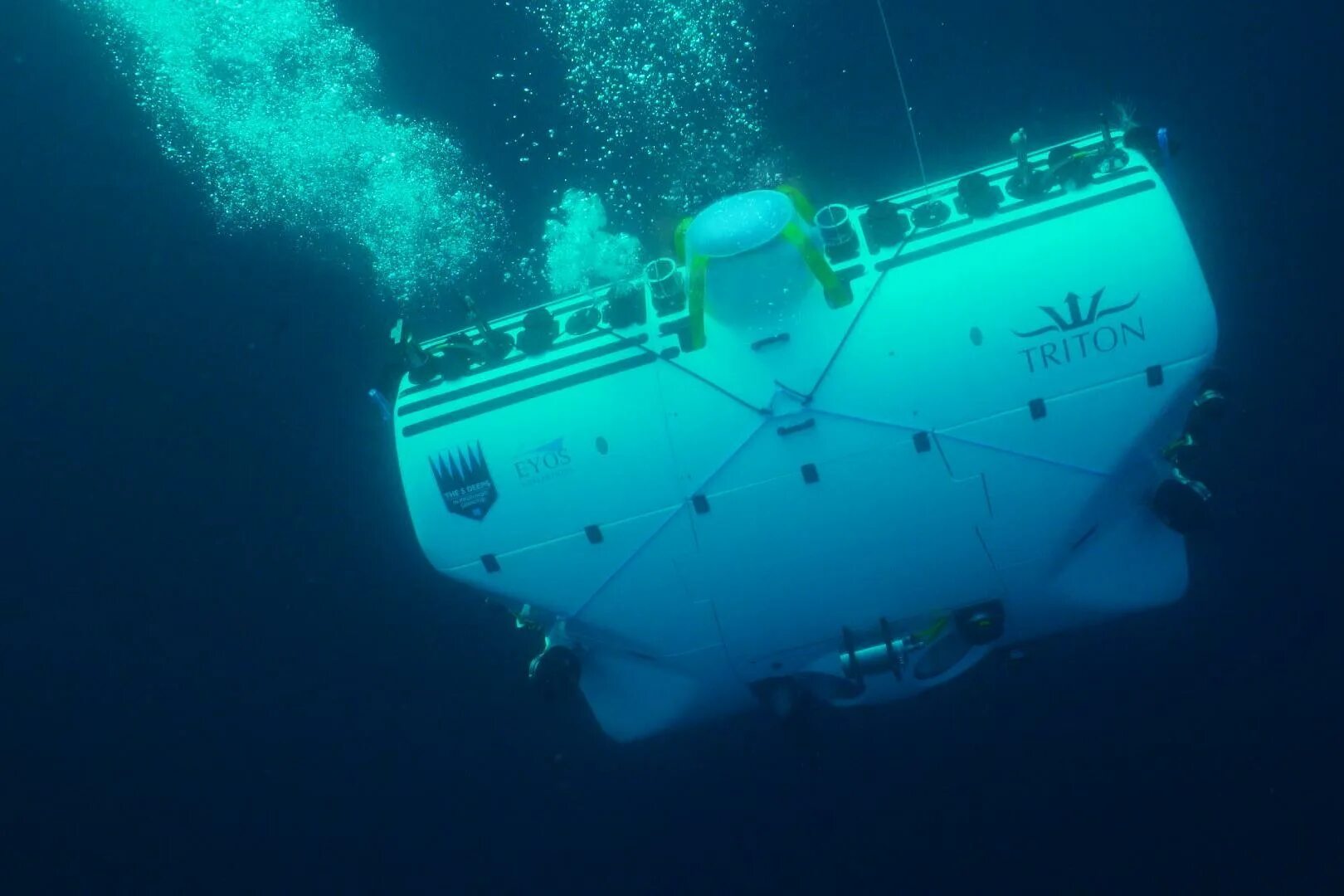 Батискаф в Марианской впадине. Подводный аппарат Виктора Весково. Погружение на дно океана