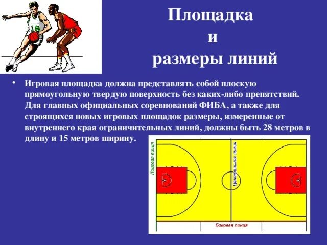 Официальные правила баскетбола фиба действуют егэ. Габариты баскетбольной площадки. В баскетболе линии игровой площадки. Стандартный размер баскетбольной площадки. Размеры игровой площадки в баскетболе.