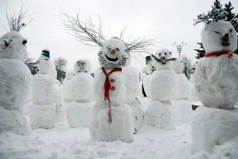 Смешные снеговики картинки