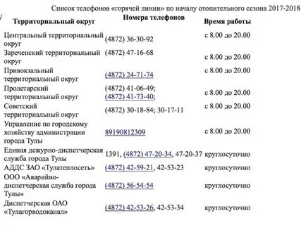 Номер телефона биржи