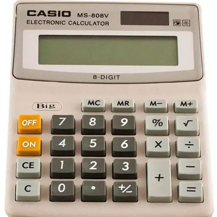 MS-808v. Электронный калькулятор MS-808v. Калькулятор SDC-878v.
