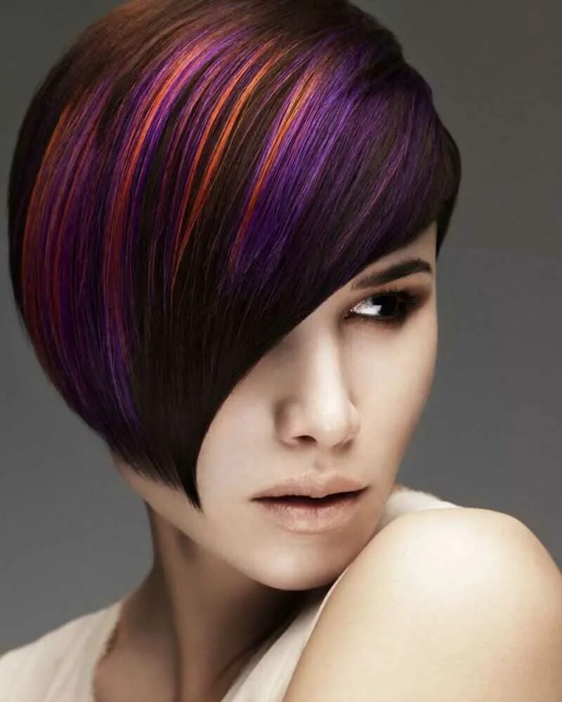 Окрашивание волос в два цвета