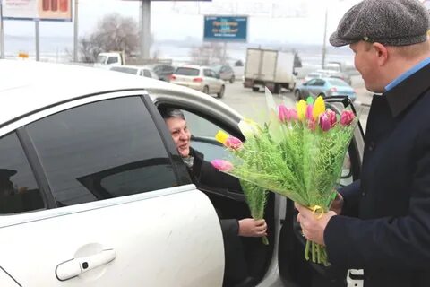 Водитель цветов