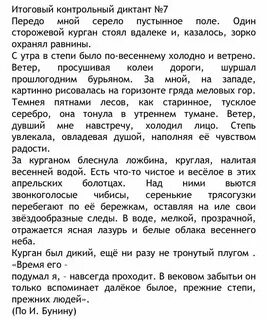 Диктант 8 класс по русскому бородинское поле