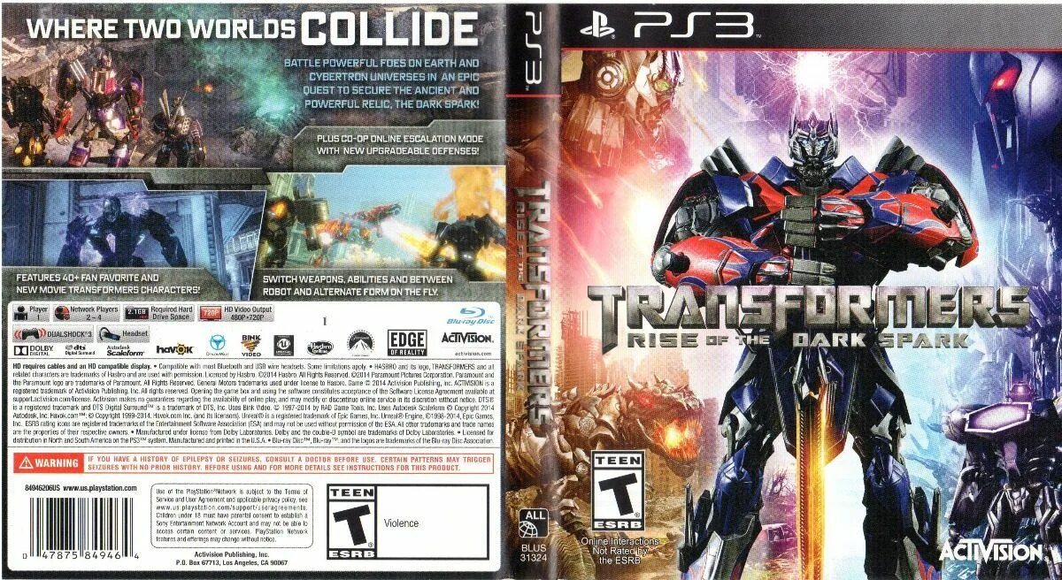 Transformers ps3. Игры на плейстейшен 3 трансформеры. Transformers Rise of the Dark Spark ps4 диск. Transformers Rise of the Dark Spark – playstation3. Игры про трансформеров на ps3.