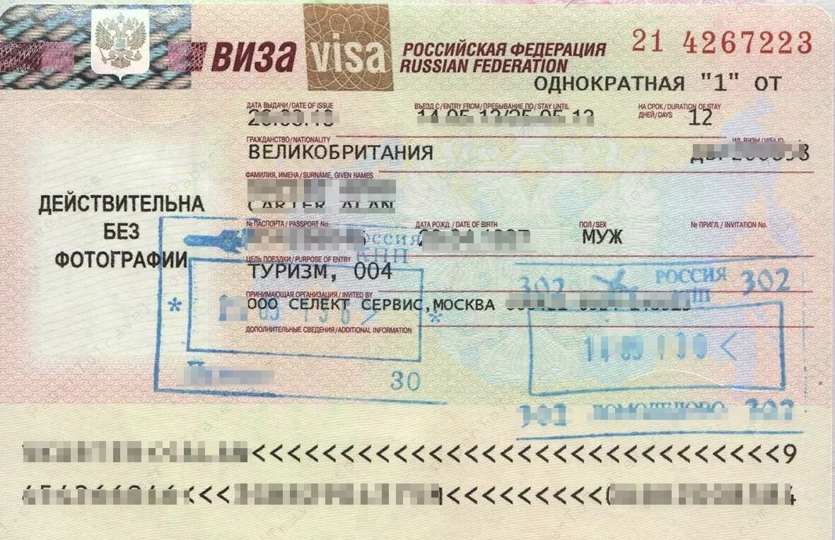 Российская виза. Туристическая виза. Однократная Российская виза. Виза РФ. Www visas ru