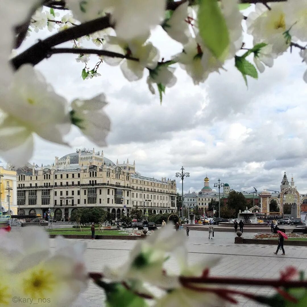 Москва весной. Красивые места в москве весной