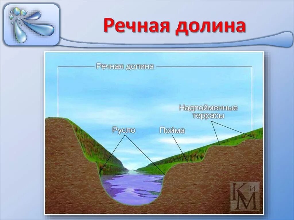 Русло Пойма Речная Долина. Речная Долина русло Пойма надпойменные. Русло реки Пойма Речная Долина. Русло Пойма терраса Речная Долина. Урок реки и озера