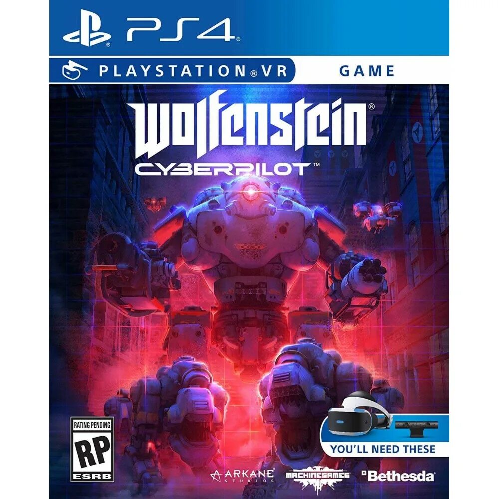 Wolfenstein ps4. Вольфенштайн киберпилот. Ps4 VR игры. Wolfenstein игра 2009 обложка.