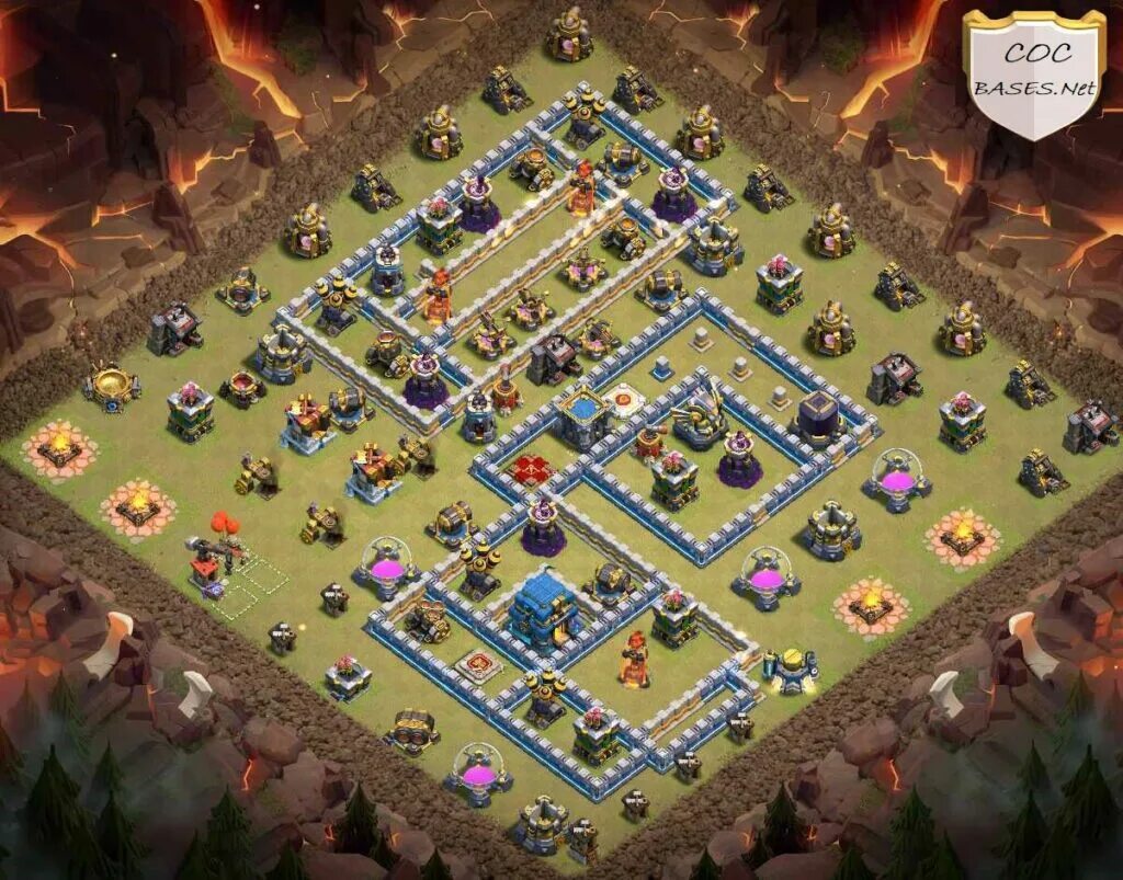 10th. Town hall 8 base. Base for th8. Base th. Clash of clans town hall 7.