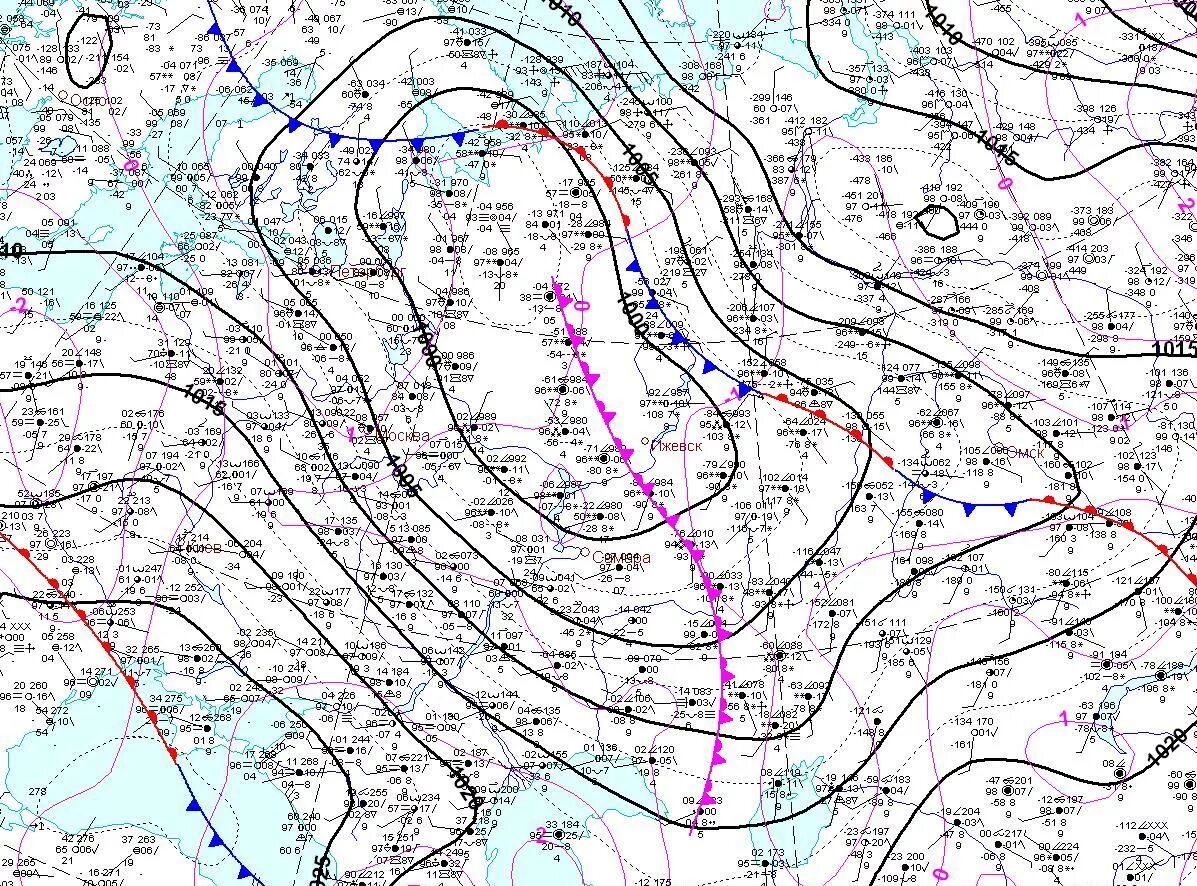 Карты приземного анализа. Синоптическая карта кн-01. Синоптические карты, код кн-1. Метеорологическая карта. Приземная синоптическая карта.