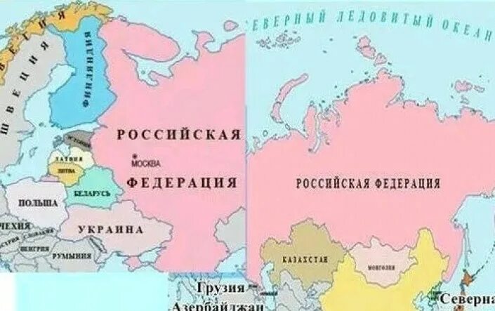 Границы России на карте и соседи. Политическая карта России страны соседи. Государства граничащие с Россией и их столицы.