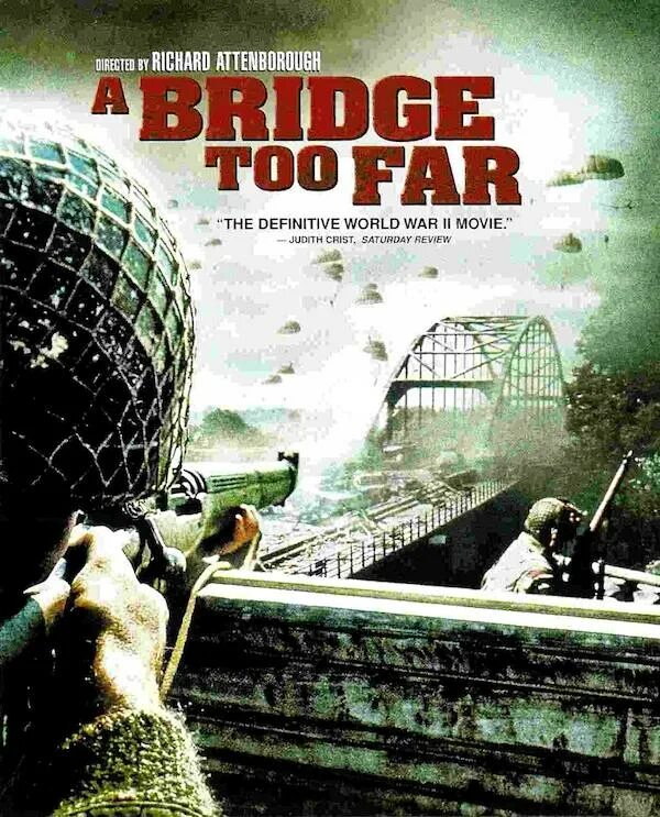 A bridge too far. A bridge too far