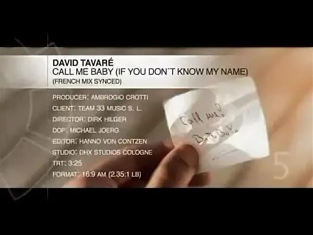 I call you baby