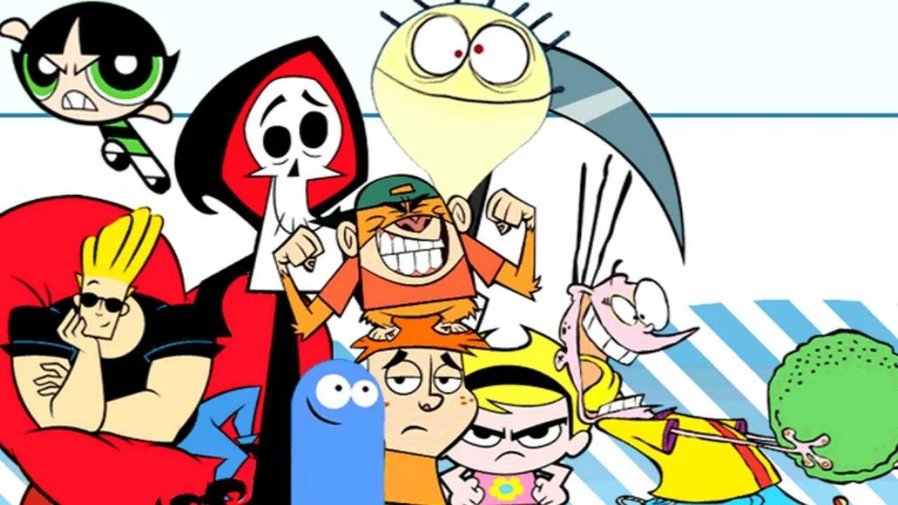 The best cartoons. Шоу рена и стимпи. Мультсериалы картун нетворк. The best cartoons. Герои мультика ворнер брос.