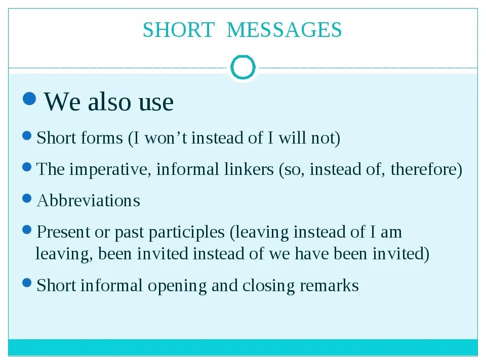 Short messages. Short of примеры. Messages in English. Short abbreviations for messages. Words org