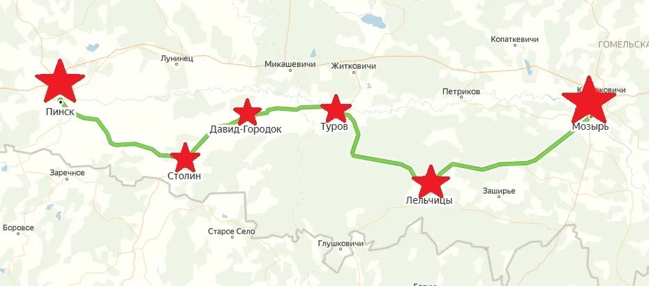 Как доехать до мозыря