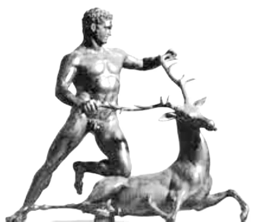 мифы древней греции, керинейская лань, 12 подвигов геракла. лань геракл. миф керинейская лань. четвёртый подвиг: керинейская лань. четвёртый подвиг: керинейская лань.