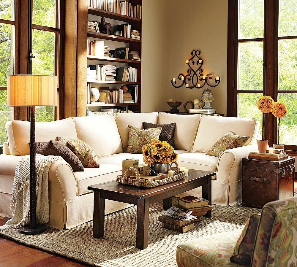 Уютный дом мебель. Гостиная Поттери Барн. Pottery Barn диван. Уютный интерьер гостиной. Уютная стильная гостиная.