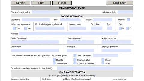 Creating a form