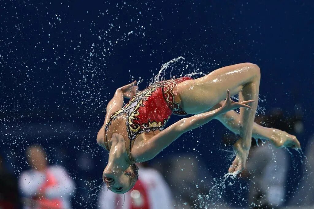 Спортсменки по водным видам спорта. Синхронного плавания давыдовой