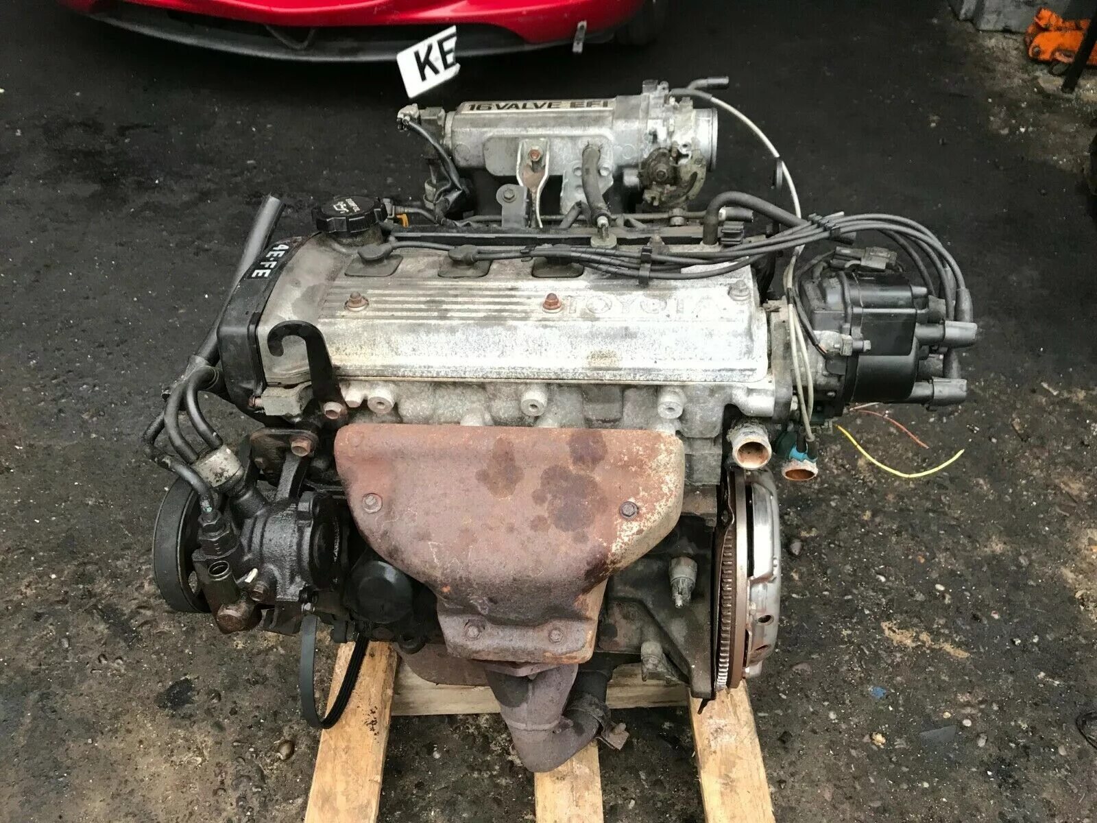 4 а фе двигатель тойота. Toyota 4e-fe. двигатель 4е тойота. мотор 4e-fe 1.3. двигатель тойота 4e-fe.