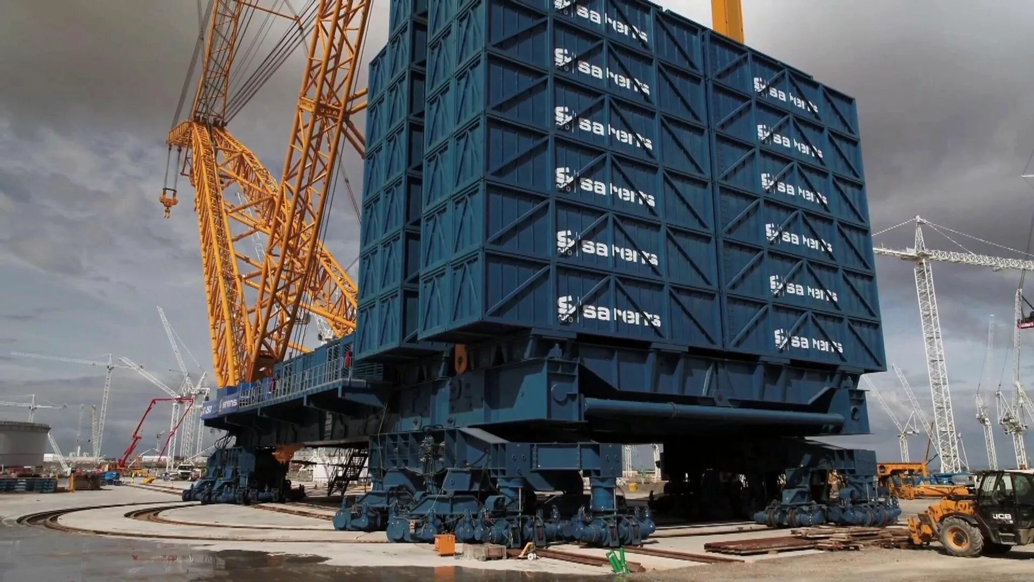 Sarens SGC 250 big Carl. Кран Sarens SGC-250. Кран Sarens SGS 250 на Курской АЭС.