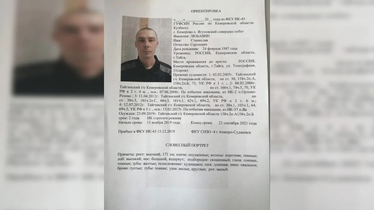 По какой статье сидит человек