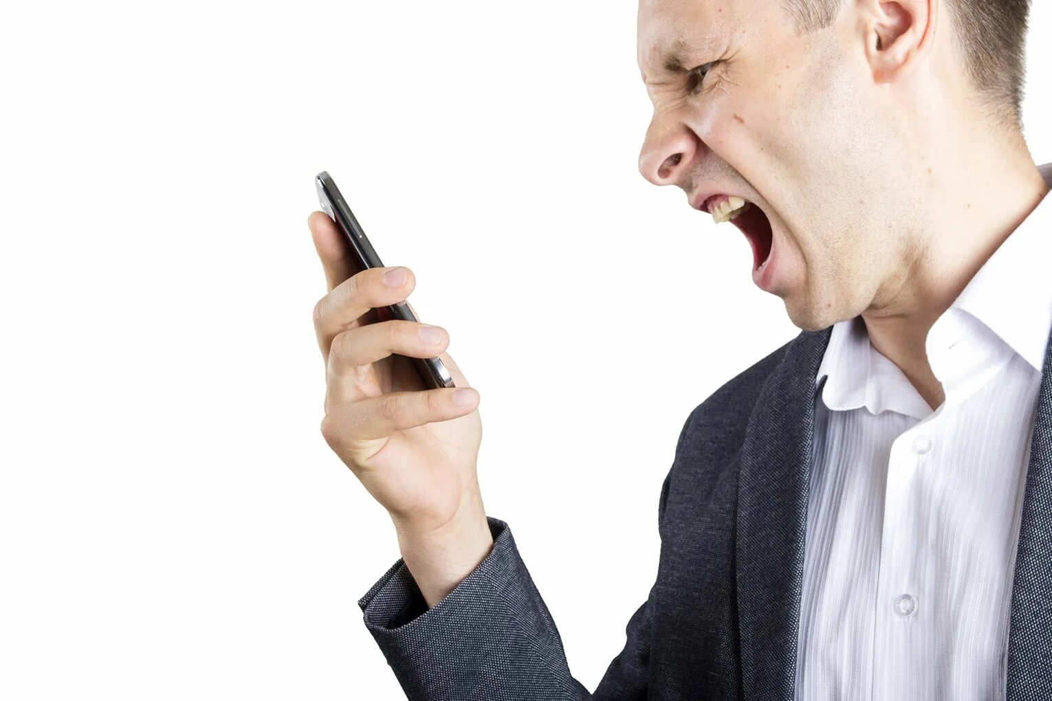 Гнев. Человек кричит при разговоре. Конфликт в коллективе. Жесткие переговоры. Ссора мужчины и женщины.