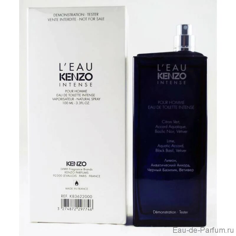 L'Eau Kenzo intense мужской. Kenzo l'Eau pour homme тестер. Kenzo homme intense (туалетная вода 110 мл). Kenzo homme EDP Tester. Dense перевод