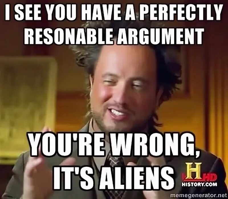 Wrong arguments. Wrong arguments