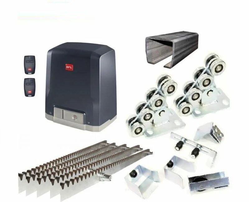 привод ni nice rd400kit3. комплект для откатных ворот kit 3 кав 3. Furniteh xl8sa фурнитура для откатных ворот. комплект для откатных ворот furniteh xl до 400 кг. балка ролтэк для откатных ворот.