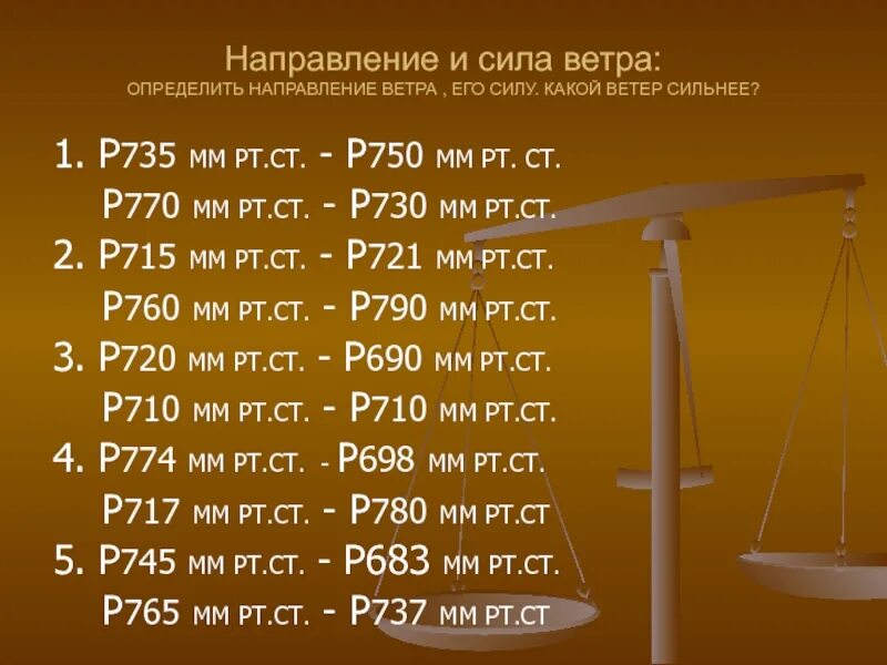 730 Мм РТ ст. Направление ветра по мм.РТ.ст. 770 Мм РТ ст. Как определить силу ветра.