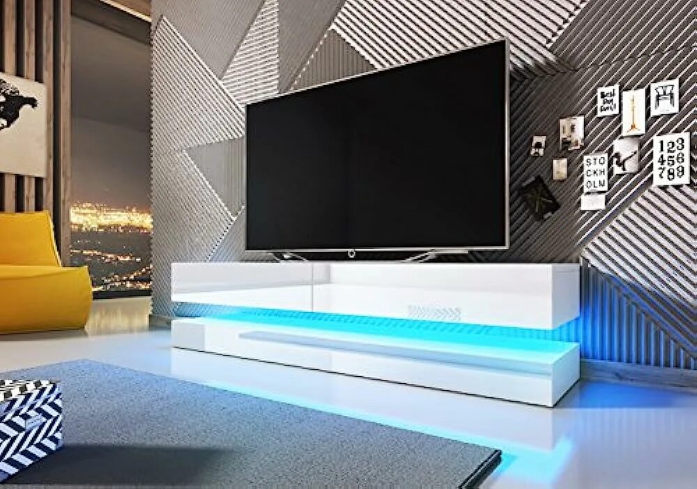 Подвесная тумба под ТВ oled65w9pla. Тумба под ТВ Модерн хайтек. Тумба под телевизор с подсветкой. Стильная полка для телевизора. Телевизоры eu