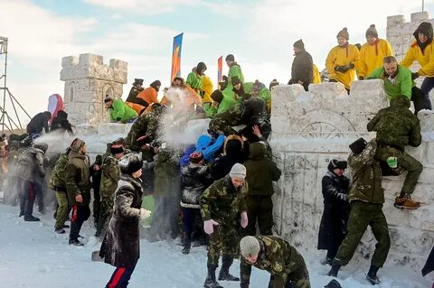Взятие снежного городка сухобузимо