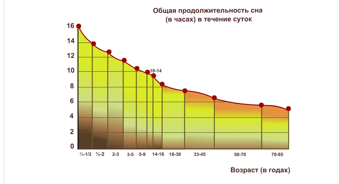Оптимальная Продолжительность сна. График продолжительности сна от возраста. Сон в зависимости от возраста. Продолжительность сна диаграмма. Сколько спят люди по возрасту