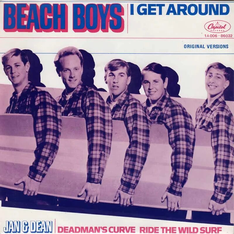 Get around. Jan &amp; dean i get around. jan and dean и the beach boys.. i get around обложка альбома.