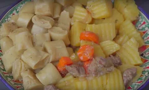 Штруделя с мясом и картошкой в казане