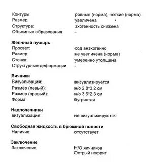 Нефрит анализ мочи