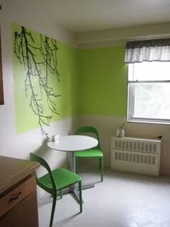 Красиво покрасить обои на кухню