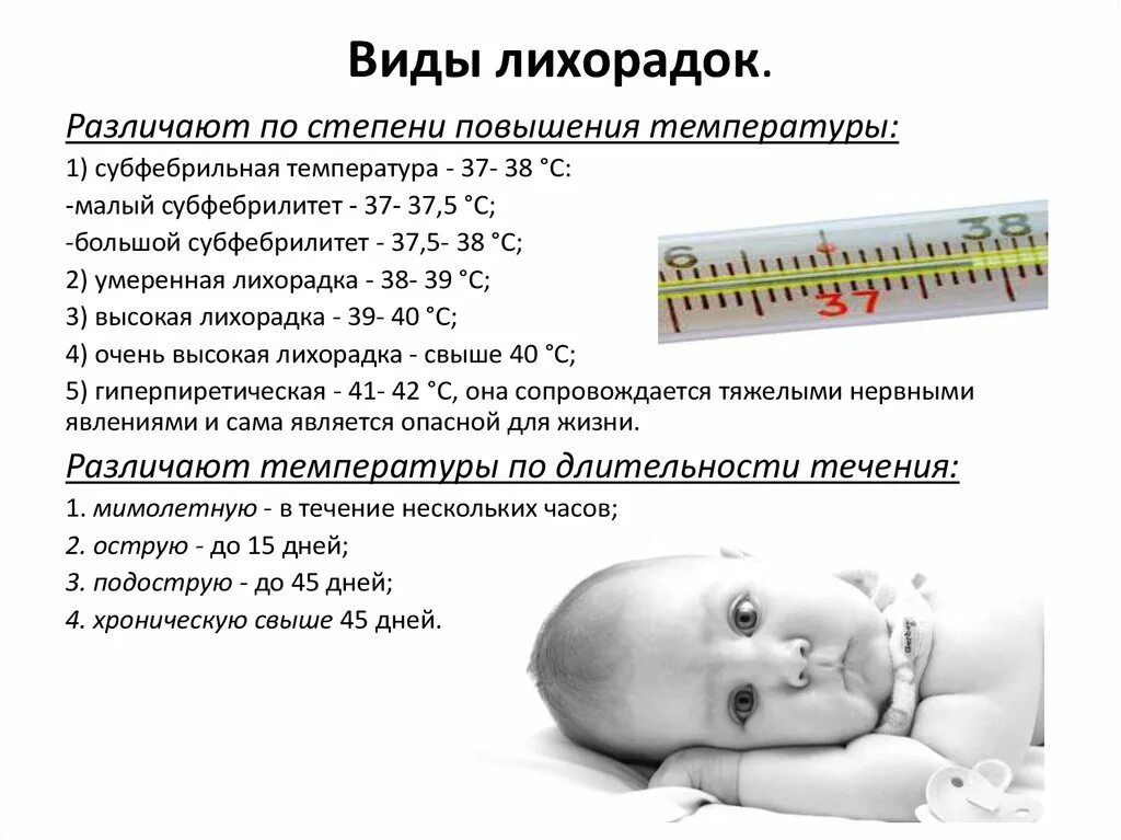 Сколько температура малыша