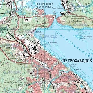 Карту петрозаводска можно