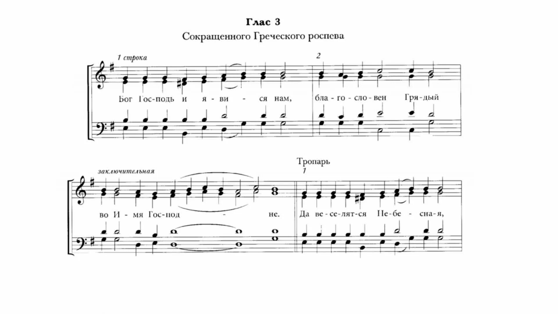 Глас 3 стихирный. Третий глас тропарный Ноты. Церковные гласы. Схемы тропарных гласов.