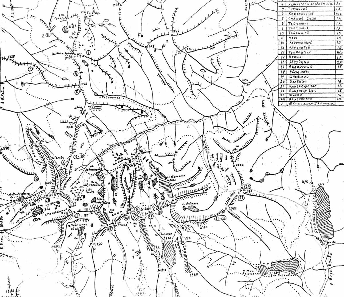 средняя высота западного саяна