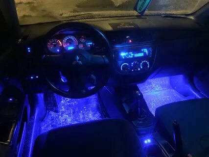 Подсветка салона лансер 9