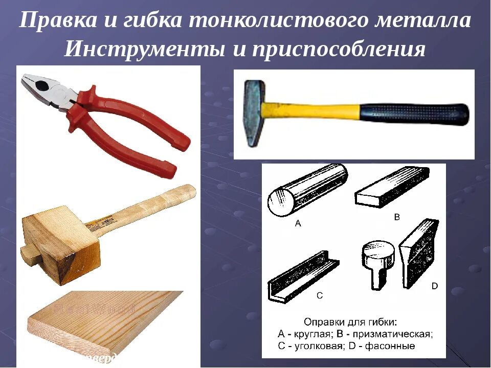Назвать назначение инструмента